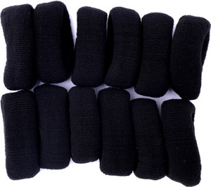 Parhon Black Colour Love Text Design Ponytail Holders Rubber Bands