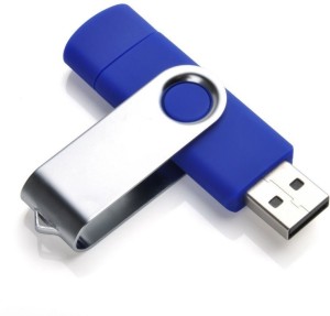 KBR PRODUCT TECHNOCRAFT ATTRACTIVE DESINER SWIVEL OTG 4 GB Pen Drive(Blue)