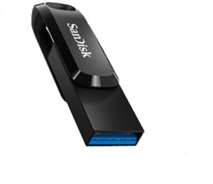 SanDisk Type ' C ' OTG 3.1 DUAL DRIVE GO 256 GB Pen Drive(Black)