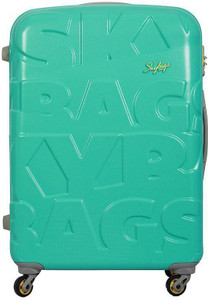 SKYBAGS Polycarbonate 55 cm Ramp Hard Trolley Turquoise Cabin Suitcase 4 Wheels 21 inch LIGHT TORQUISE Price in India Flipkart