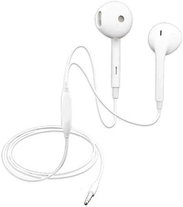KASIA in ear phones with 3.5 mm jack and mic Color White Wired