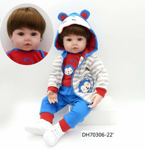 LILITH Real Looking Soft Silicone Reborn Baby Boy Doll 22 inch