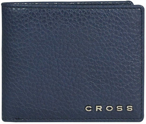 CROSS Men Casual Blue Genuine Leather Wallet Navy Blue Price in India Flipkart