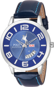 POLO HUNTER Day and Date Strap Analog Watch For Men Buy POLO