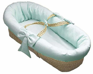 Baby Doll Bedding Pique Moses Basket Standard Crib Price in India