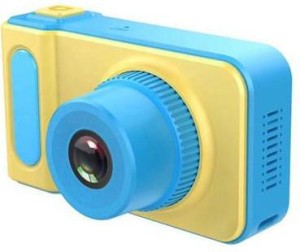 babytiger mini digital camera for kids with expandable memory - blue/yellow kids camera point & shoot camera(blue)