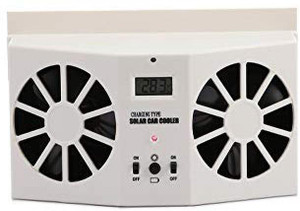 Solar powered car cooler sales