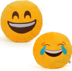 Sanvidecors Gift Gallery Smiley cushion 35cm Laughing Tear Eye