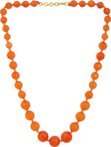 MANSAROVAR PEARLS Oxidized Unique Fashion Orange Pearl Necklace Set for Women Girls Pearl Alloy Necklace Price in India Buy MANSAROVAR PEARLS Oxidized Unique Fashion Orange Pearl Necklace Set for Wome...