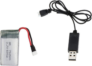 Barry John 3.7 V 600 mAh 25C LiPo Rechargable Battery for Drone