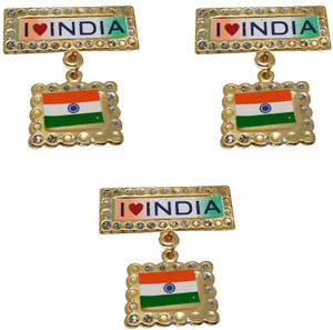 Flag brooch top