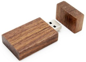nexShop Stylist Wooden Finish USB Drive 16 Pen Drive(Black, Brown)