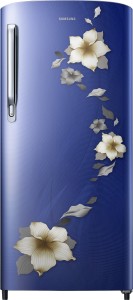 Samsung 192 L Direct Cool Single Door 2 Star (2020) Refrigerator(Star Flower Blue, RR19T271BU2/NL)