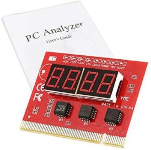 Cam cart PCI 4-Digit PC Motherboard Diagnostic Card Motherboard(Red)
