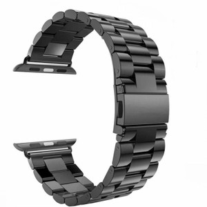 Black steel sales watch strap
