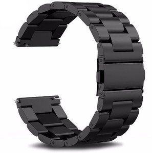 20mm black metal sales watch strap
