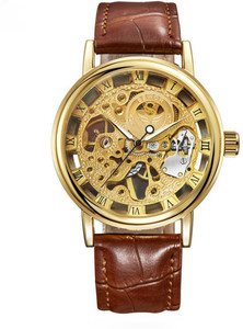 SEWOR Sewor Genuine Leather Transparent Mechanical Skeleton