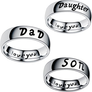 Dad and hot sale daughter rings