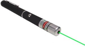 PUNIX Green Multipurpose Laser Light Disco Pointer Pen Lazer Beam with Adjustable Antena Cap to Change Project Design for Presentation(532 nm, Green)