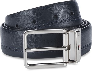 TOMMY HILFIGER Men Casual Black Genuine Leather Belt