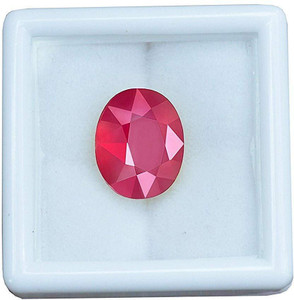 Kevat Gems 10.2 Ct. Or 11.25 Ratti Certified Ruby Manik Gemstone For Men & Women Anniversary Engagement Ring Ceremony Purpose Stone Ruby Ring