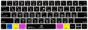 Jonerytime_ Mouse Logic Pro X Hot Shortcut Key Keyboard Cover Laptop Keyboard Skin(Transparent)