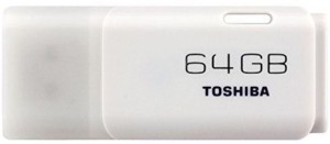 Toshiba U202 Hayabusa 64 GB Pen Drive(White)