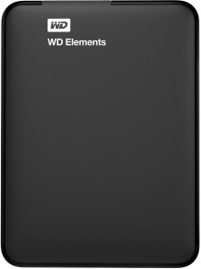 WESTERN DIGITAL 1 TB External Hard Disk Drive(Black)