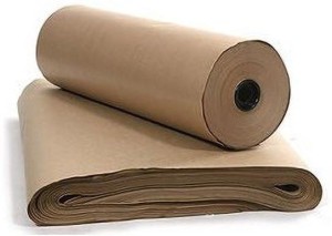 Eco Kraft Brown Packaging Sheet 26 Inch * 5 Mtr 120 gsm Paper  Roll - Paper Roll