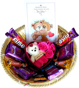 Cutie Pie Valentine Hamper Order Online Bangalore  Valentine Gift Box