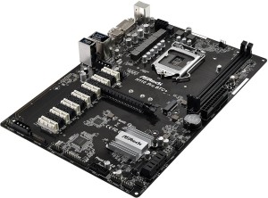 ASRock H110 Pro BTC 13 GPU Mining Motherboard for bitcoin, Ethereum and Crypto-currencies Motherboard