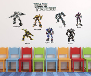 Transformer wall stickers top