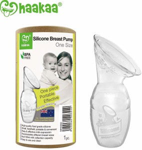 Haakaa Silicone Breastfeeding Manual Breast Pump Milk Pump 100% Food Grade  Silicone