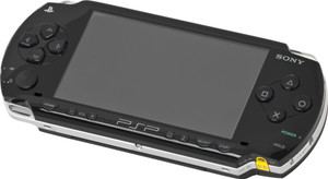 SONY PSP BLACK COLOR HANDHELD GAMING CONSOLE WITH CAMERA AND TF