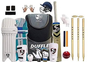 SG Premium Kashmir Willow Full Kit with Spolfy Stump and Ultimate thigh  combo for Men's Cricket Kit - Buy SG Premium Kashmir Willow Full Kit with  Spolfy Stump and Ultimate thigh combo
