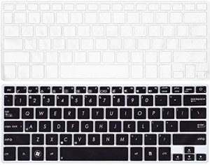 CaseBuy 2PCS Keyboard Cover  Laptop Keyboard Skin(Black)