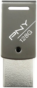 PNY PFDI128GDULEY-BR20 128 GB OTG Drive(Silver, Type A to Type C)