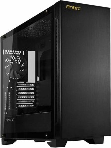 Antec Case with Tempered Glass Side Mini Tower Cabinet(Black)
