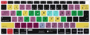 Saco Hot Key Function Shortcut Silicone Keyboard Cover Skin Mac Osx Laptop Keyboard Skin(Multicolor)