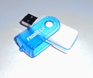 Frontech USB 2.0 Multi-Card Reader (NC-005 ) Card Reader(White, Blue)