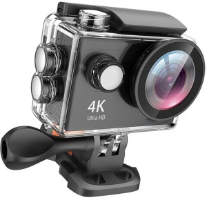 mandate 4k wifi sport video 4k wifi action camera waterproof camera-hd 1080p, bike camera with accessories sports and action camera(black, 16 mp)