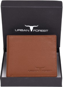 URBAN FOREST Men Brown Genuine Leather Wallet Redwood - Price in