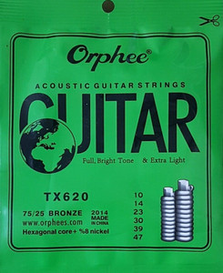 Orphee acoustic guitar deals strings
