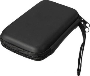 TrustEdge Flip Cover Pouch for My Passport Ultra 3 inch Hard Disk Case(For Seagate Toshiba WD Sony Transcend, Black)