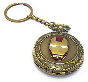 BORING Ironman Face Beautiful Designer Pocket Watch Vintage