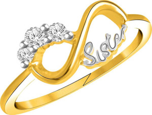 SUKAI JEWELS SISTER Brass Cubic Zirconia Gold Plated Ring Price in India Buy SUKAI JEWELS SISTER Brass Cubic Zirconia Gold Plated Ring Online at Best Prices in India Flipkart