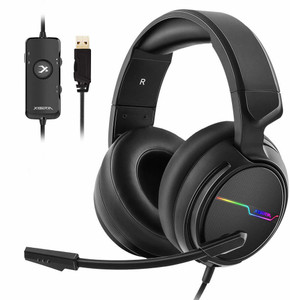 Jeecoo USB Pro Gaming Headset for PC 7.1 Surround Sound