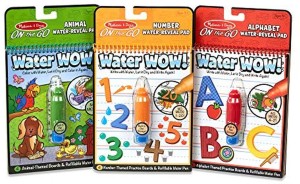 MELISSA & DOUG On The Go Water Wow! 3-Pack (The Original Reusable Coloring  Books - Animals, Alphabet, Numbers - Great Gift For Girls And Boys - Best  For 3, 4, And 5