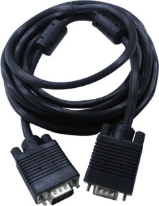 HIFOCUS HFVGA10 10 m VGA Cable(Compatible with Computer and accessories, Black)