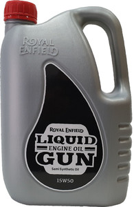 ROYAL ENFIELD LIQUID ENGINE OIL GUN Semi Synthetic Oil 15W50 Genuine Engine oil Suitable for All Royal Enfield Synthetic Blend Engine Oil Price in India Buy ROYAL ENFIELD LIQUID ENGINE OIL